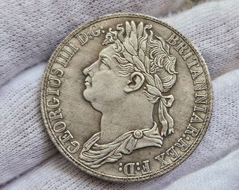 1817年ジョージ3世記念ハーフクラウン銀貨、英国歴史的寄贈品 - Etsy 日本