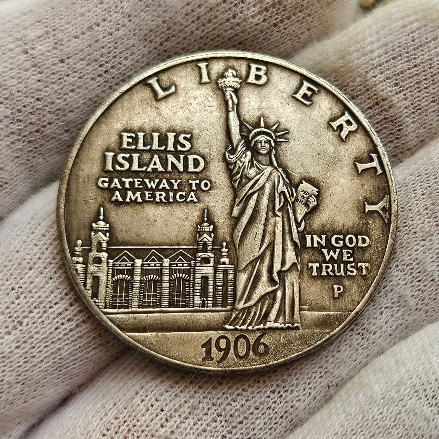 1906 silver liberty one dollar coin - Etsy 日本