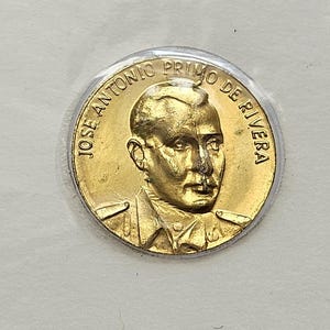 Cartão comemorativo de moeda espanhola com pequena moeda de ouro coleta de moeda rara e única presente colecionáveis moedas do mundo