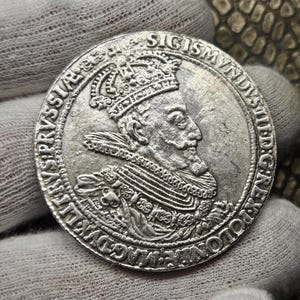 Moneta polacca Thaler Zygmunt III Waza Danzica Collezione di monete da collezione Monete regalo per collezionisti Moneta da collezione Moneta regalo Moneta