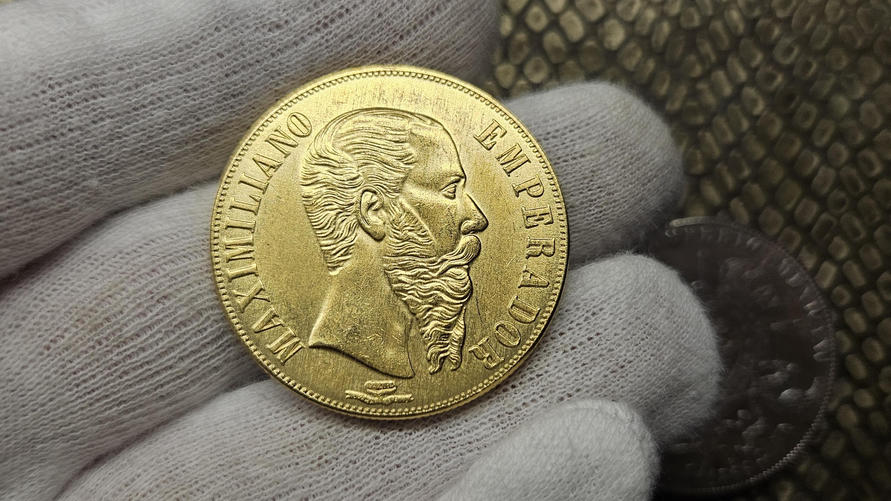 コイン メキシコ帝国 マクシミリアン皇帝 1866 メキシコ 20 ペソ