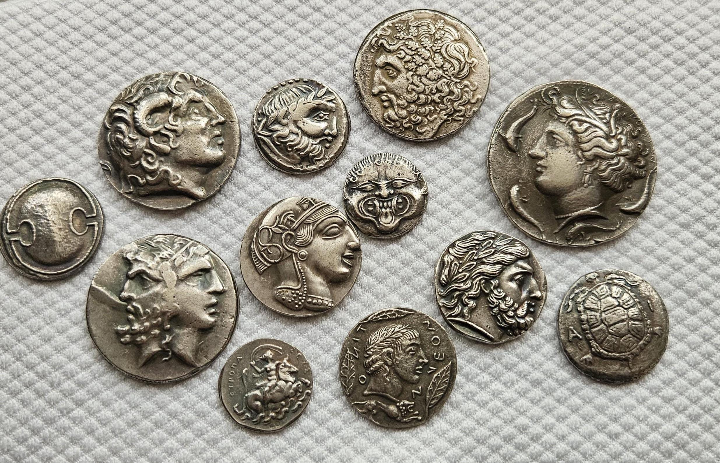 銀貨　古銭　古代ローマコイン　まとめ12個 銀貨 古銭 古代ローマコイン まとめ12個