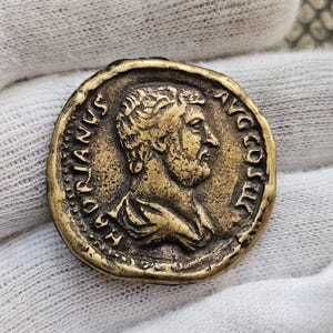 Sestercio de Hadriano / Adriano / Sesterc / Moneda Antigua / Reproduccion Artesana
