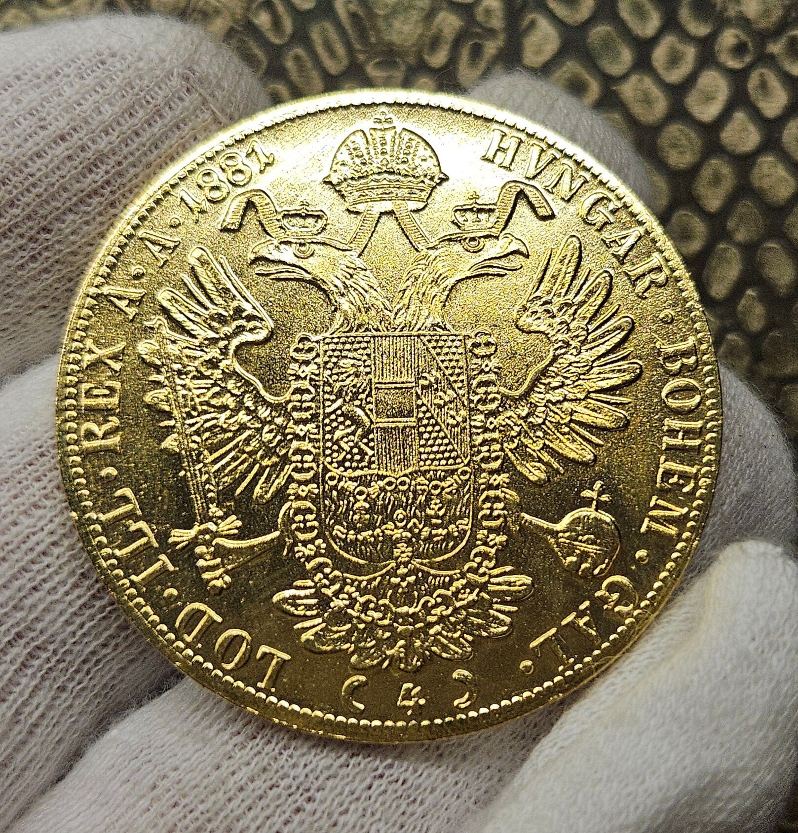Austro-hungarian Monarchy 4 Dukat Austro-hungaro 1872-1915