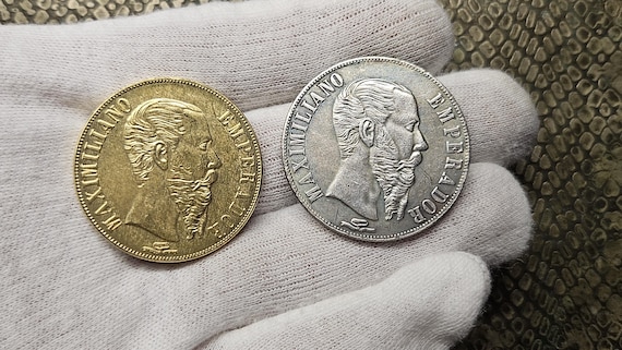 ミニ金貨② マクシミリアン金貨 メキシコ 1865年 品位900 約0.37g ミニ金貨② マクシミリアン金貨 メキシコ 1865年 品位900 約0.37g