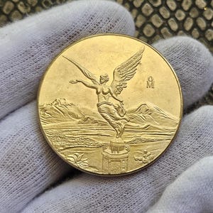 Pièce d'ange du mexique, états-unis du Mexique, peso mexicain Libertad, pièce de collection pour collectionneur, pièce de monnaie douée, refrappée