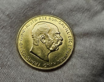 Münze 100 Kronen 1915 Österreich geschenkte Münze