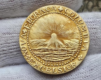 Brasher Doubloon of 1787 The coin minted in New York The most expensive coin Rare Usa Coins Collectors Coin Gift Collectibles Cristmas Gift