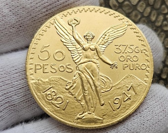 Mexique – 1945 – Centenario – Pièce d'or de 50 pesos – PCGS MS64