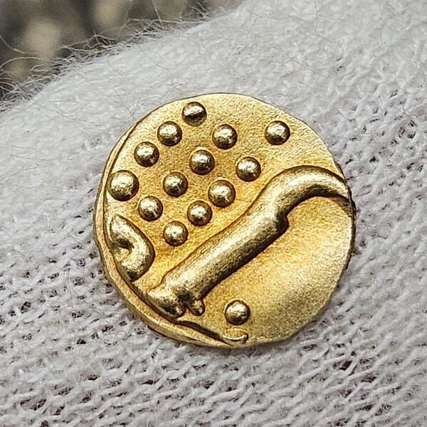 Very Small Ancient Coin Celtic Coin Celtic Collectible Coin For Collectors Very Rare Gold Effect Coin Ancient silver Coins