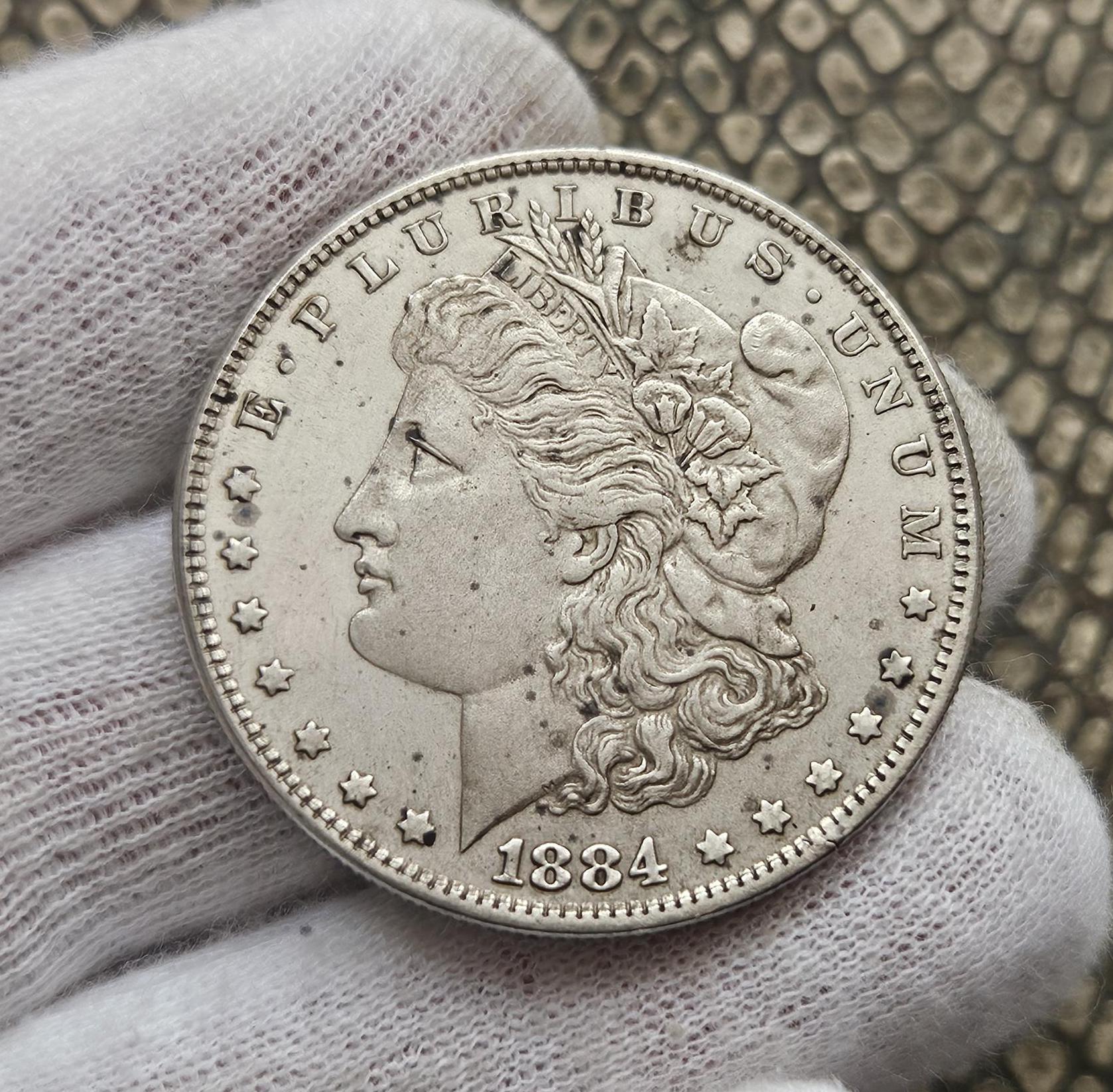 1884年製モルガン銀メッキOコイン（米ドル）コレクターズコイン - Etsy