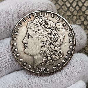 Moneda Usa Dollar Morgan 1895 Letra S Moneda De Coleccion Moneda Para Coleccionistas Collectibles Gifted Coin Rare Coins Christmas Gift