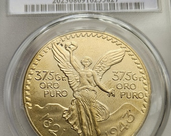 Coins Mexico 1943 United Mexican States Mexican Peso Libertad Collectible Coin Collector&#39;s Coin Gifted Coin Restrike