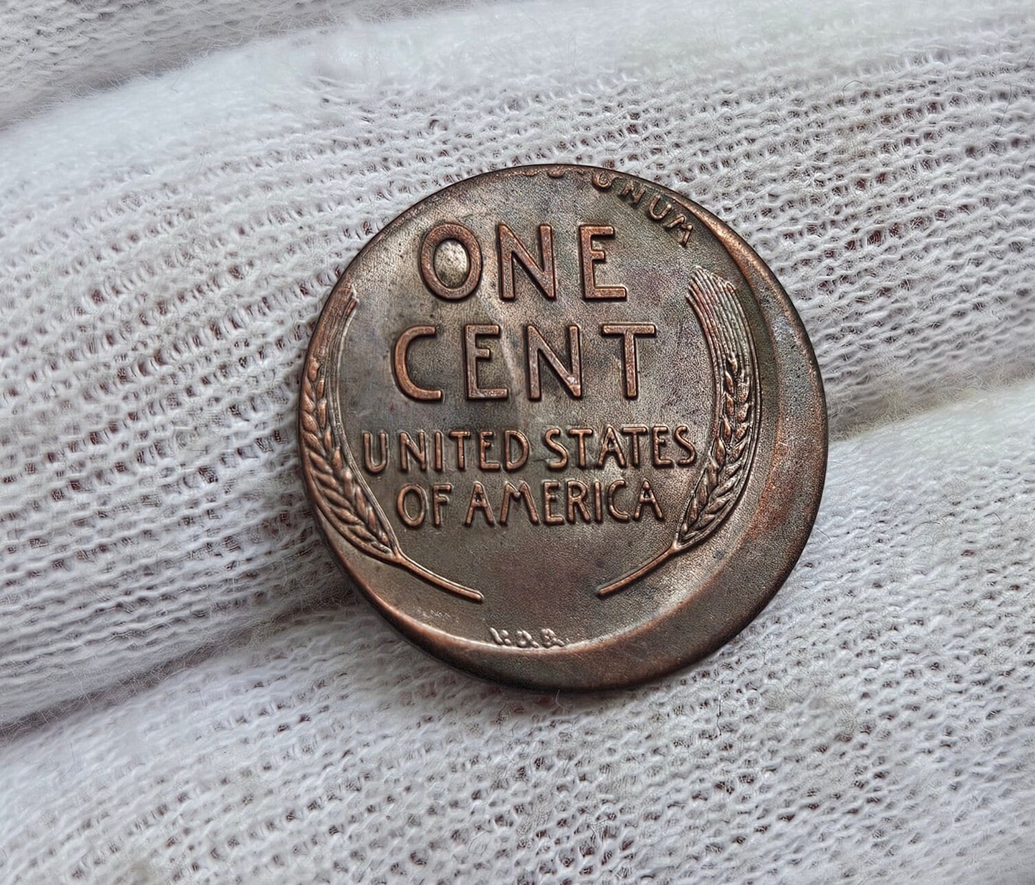 Usa Coins Rare One Cent 1955 VDB Lincoln Cent With Die Error Wheat ...