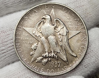 Us Coin 1937 Commemorative Texas Independence Centennial Half Dollar / Restrike Gifted Coin