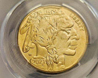Usa Coins 50 Dollars Liberty Coin 1Oz Buffalo Gold Coin with Case 2018 Liberty Coin High Quality Collectible Gifted Coin Indian Coin Gifts