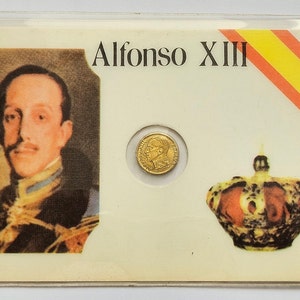 Cartão comemorativo de moeda espanhola com pequenas moedas colecionáveis com pessoas famosas, presente para ele, moedas mundiais exclusivas, moedas colecionáveis