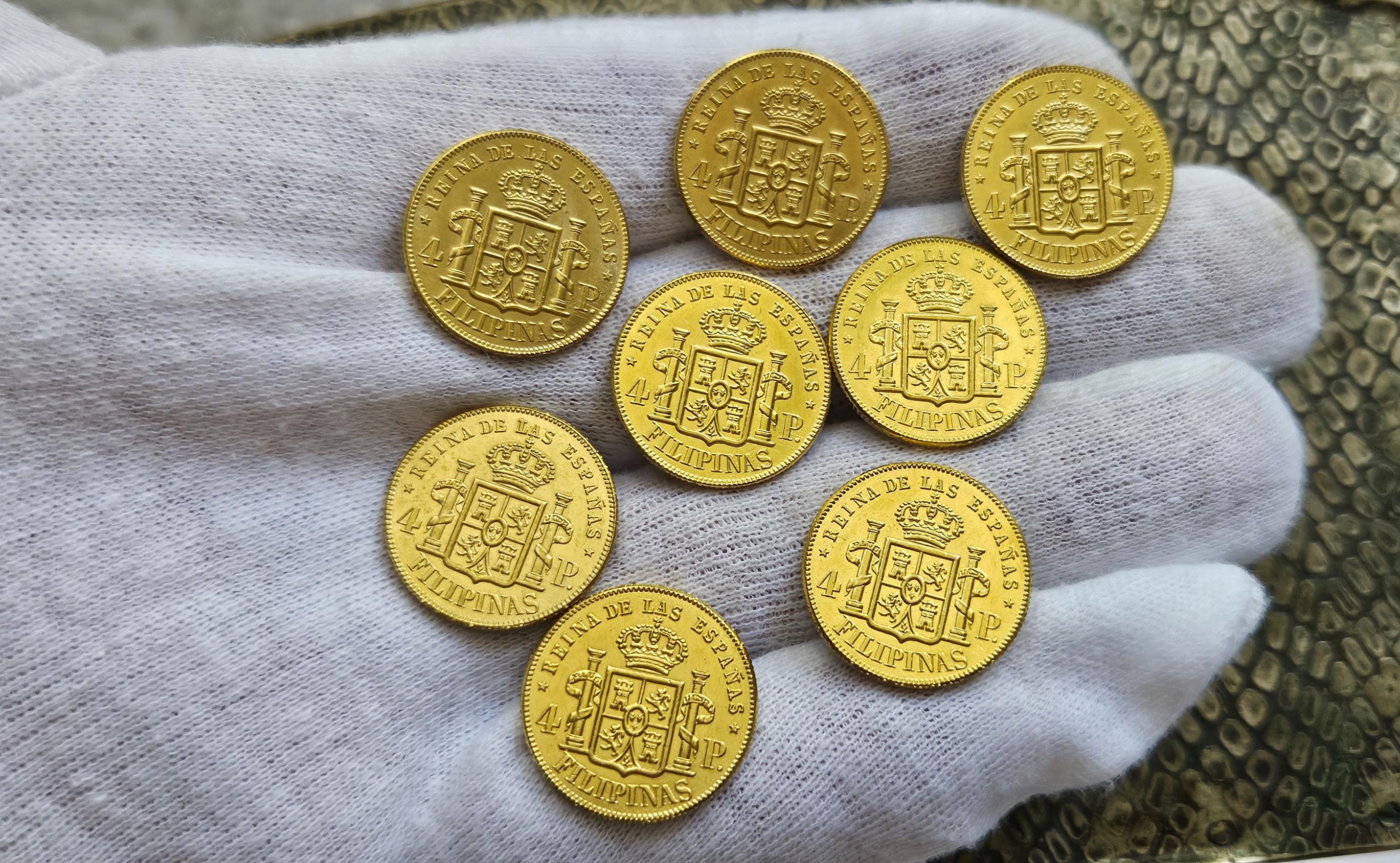 フィリピン イサベル2世マニラ 4ペソ 1861年～1868年まで選択可能