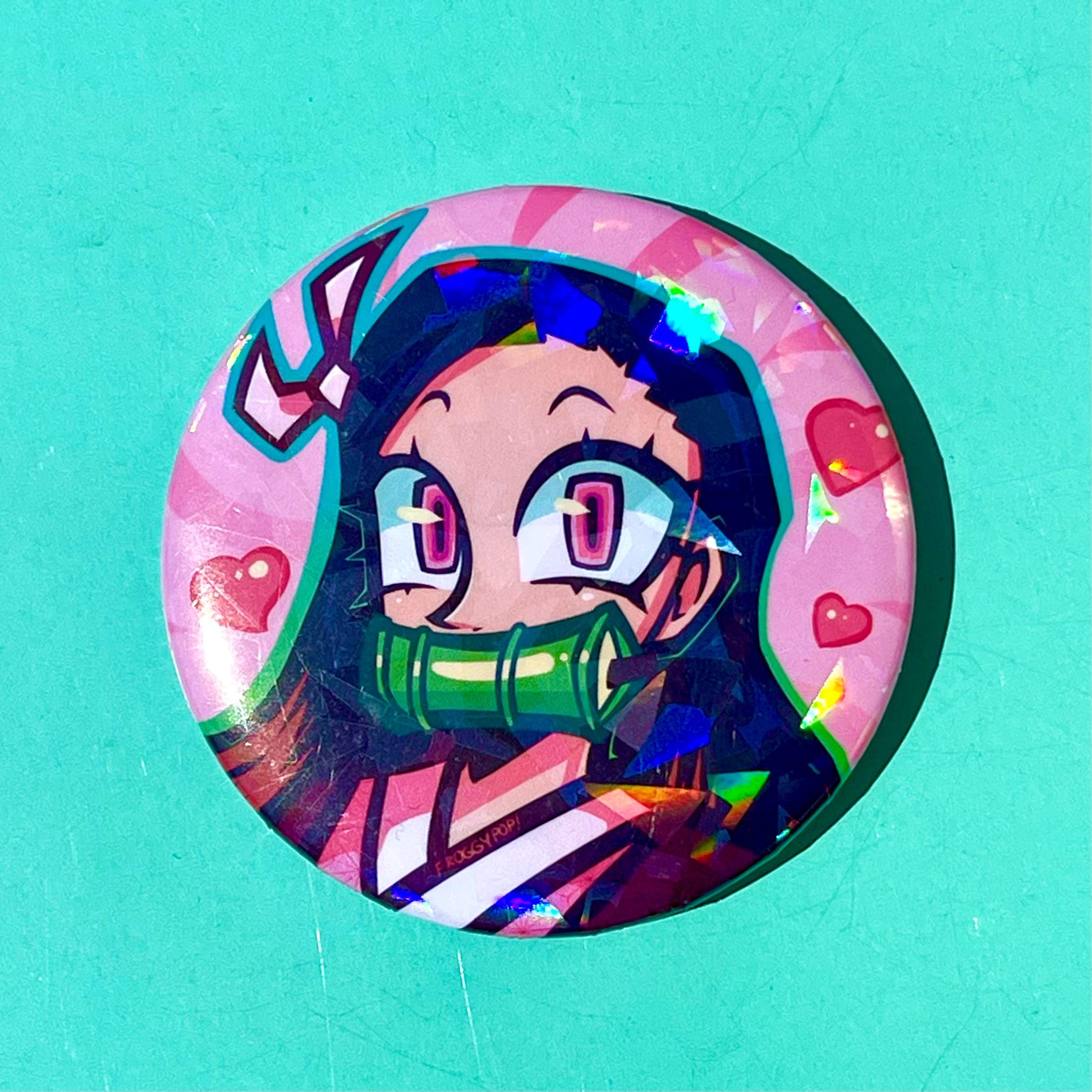 Demon Fighter Buttons - Etsy