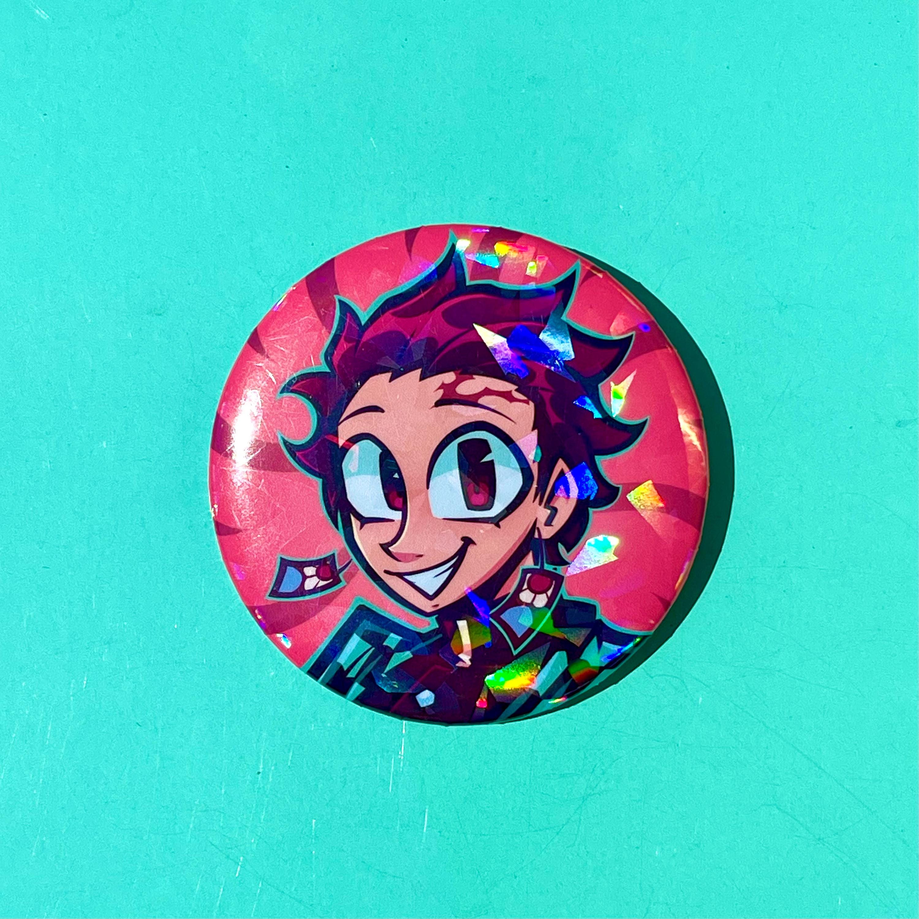 Demon Fighter Buttons - Etsy