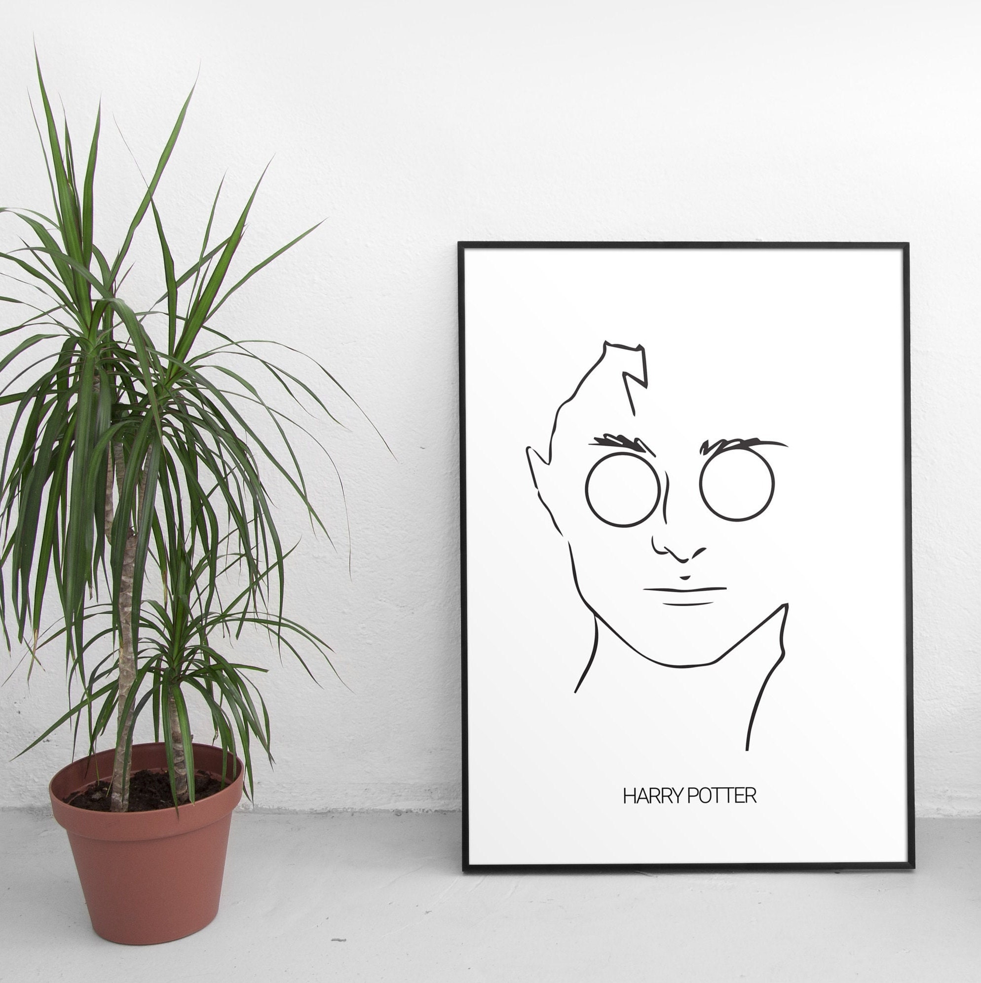 Affiche Harry Minimaliste Line