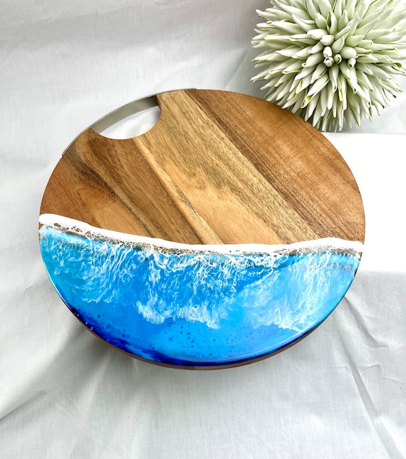 カッティングボード　海　アカシア　まな板　　チーズボード　オーシャンアート カッティングボード 海 アカシア まな板 チーズボード
