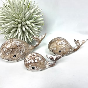 Wooden whale, in three sizes, fish, wooden decoration, maritime decoration, wooden fish, garden decoration, decoration, beach, sea