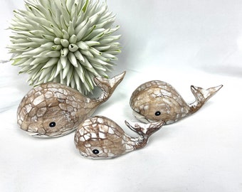 Wooden whale, in three sizes, fish, wooden decoration, maritime decoration, wooden fish, garden decoration, decoration, beach, sea
