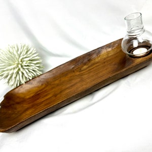 Lantern root wood bowl, tray, garden decoration, decoration, candle, tealight holder, candles, candlestick, fruit bowl, teak wood, driftwood