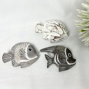 Wooden Fish Fridge Magnet Wooden Fish Garden Decor Decoration Beach Sea Magnet Fridge Magnets Whale