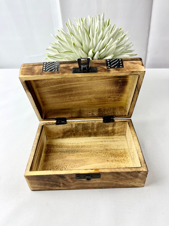 Storage Box Vintage / Mango Wood / Unique, Jewelry Box