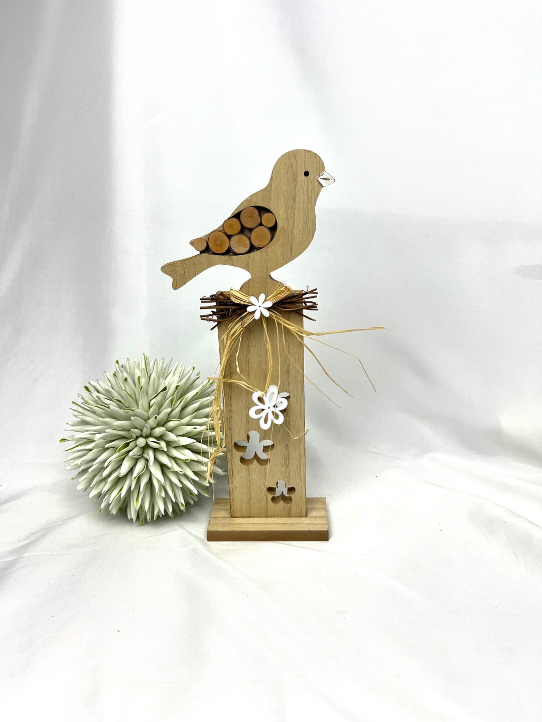 Bird Made of Wood, Owls, Bird, Wooden Decoration, Maritime Decoration ...