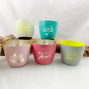 Lantern with saying metal tealight holder colorful different colors and sayings candle holder laser cut birthday gift gift idea