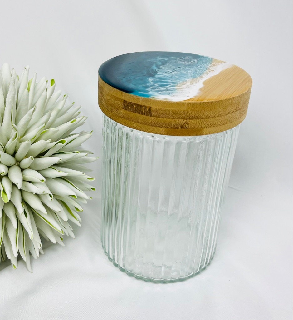 Buy Glass Food Storage Jar With Bamboo Lid Set of 6 - 1CHASE – 1Chase Home