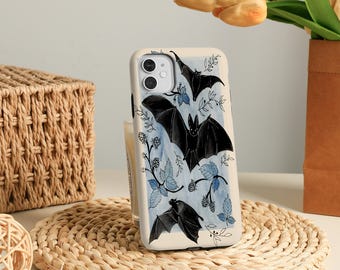 Bat Art Pattern New Phone Case Slim/Tough Cover for iPhone 18 17 16 15 14 Pro Max, 17e/16e, Air, Plus, 13 12 Mini, X XS XR SE