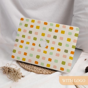 Cute Colorful Squares MacBook Hard Protective Case Mac Laptop Cover for 2025 M4 MacBook Air 15/13 Inch MacBook Pro 13/14/15/16 M1 M2 M3 2024
