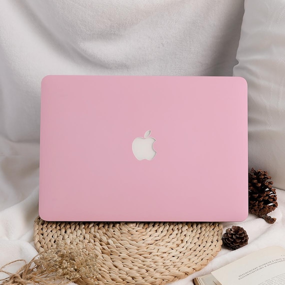 Bright Pink Solid Color MacBook Protective Case Laptop Cover for