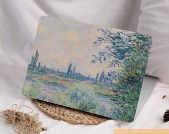 Claude Monet Painting Art MacBook Protective Case Laptop Cover for 2026 Neo Air 15/13/11 A3449 A3241 Mac Pro 13/14/15/16 inch M5 M4 M3 M2 M1