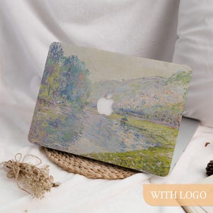 Funda protectora para MacBook con diseño de pintura al óleo de Claude Monet para modelos Neo 13 Air 15/13/11 A3449 A3241 y Mac Pro 16/14 pulgadas M5 M4 M3 M2 M1 (modelos 2026).