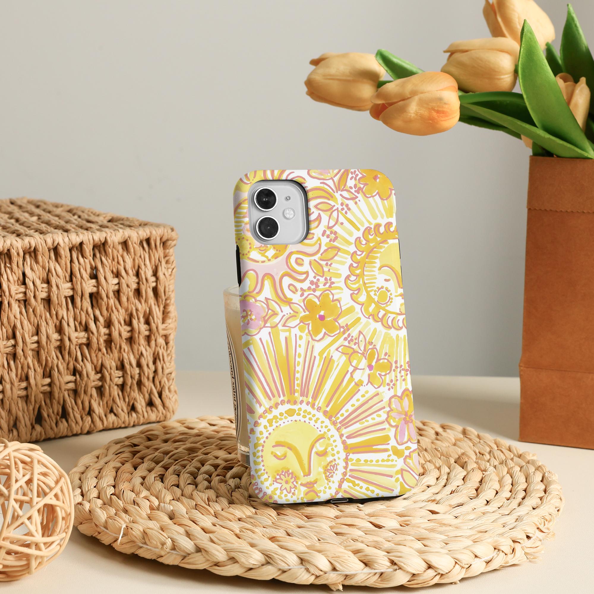 Coque IPhone 4/4S Design Fleurs - Housse Anti-choc - Neuf - Fabriqué En France