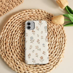 Neue, schlanke und robuste Handyhülle im Cottagecore-Blumenmuster für iPhone 18, 17, 16, 15, 14 Pro Max, 17e/16e, Air, Plus, 13, 12 Mini, X, XS, XR und SE Bild 6