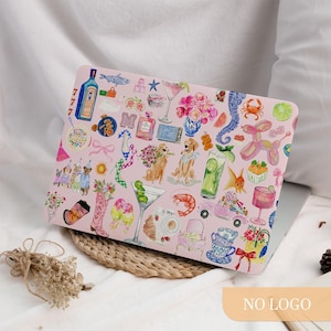Étui MacBook esthétique pour scrapbooking, housse de protection pour ordinateur portable pour Macbook Air 15/13/11 pouces Macbook Pro 13/14/15/16 M1 M2 M3 M4 2025 neuf