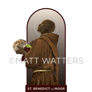 Saint Benedict the Moor - Etsy