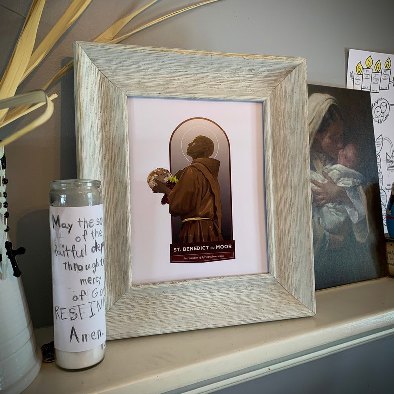 Saint Benedict the Moor - Etsy