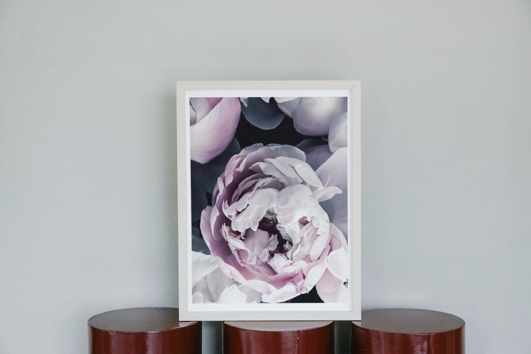 Wall Art Flower Lilac Wall Art Flower Purple Wall Art Botanical Wall ...