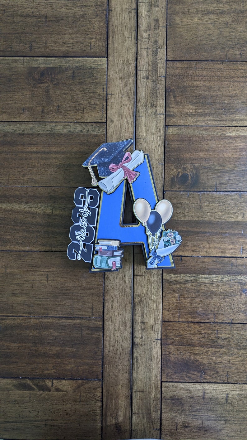 Graduation 3d Letter Decoration, Gift - Etsy