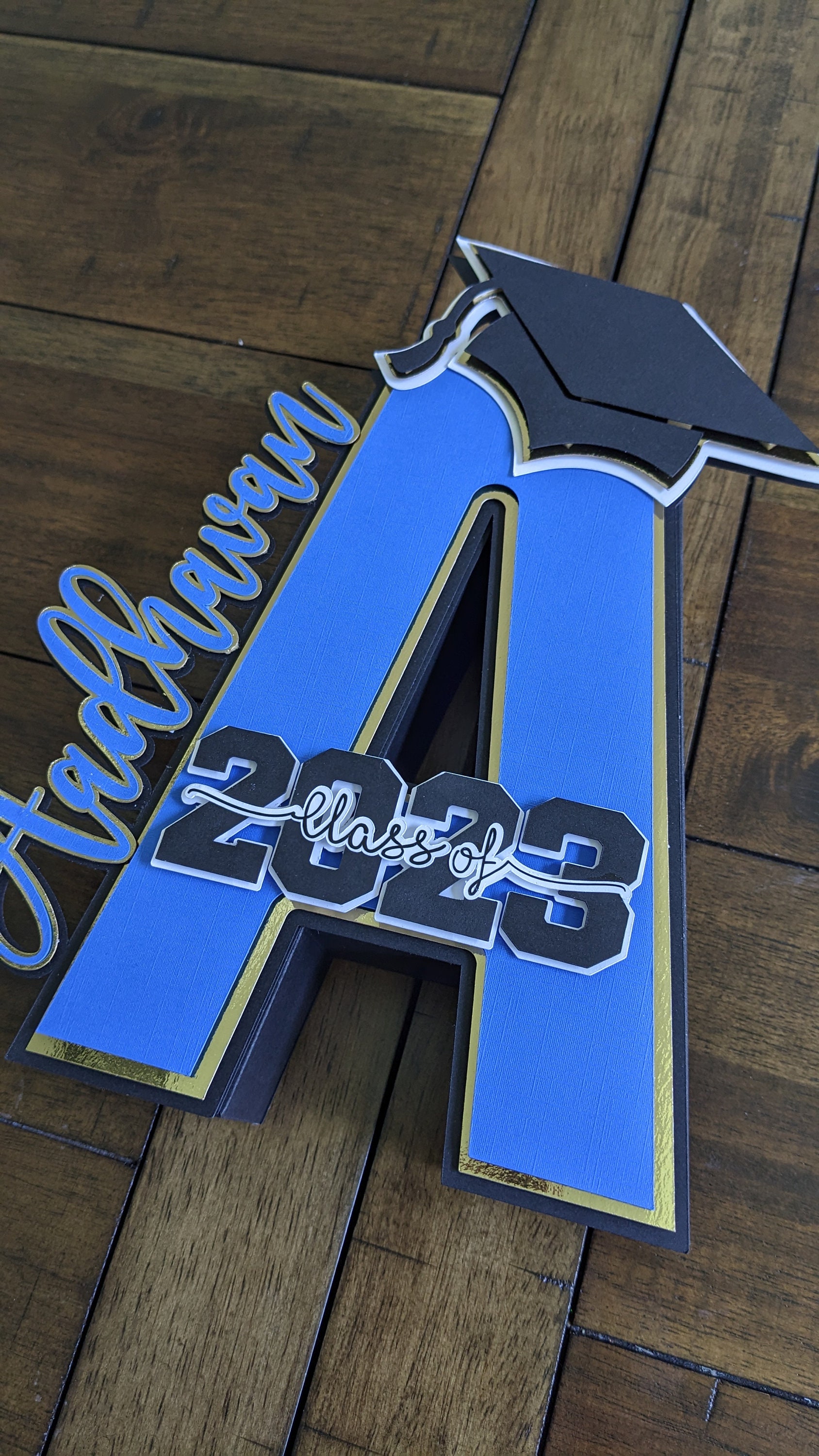 Graduation 3d Letter Decoration, Gift - Etsy