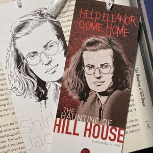 Shirley Jackson Hill House Bookmark: Illustrated Horror Gift