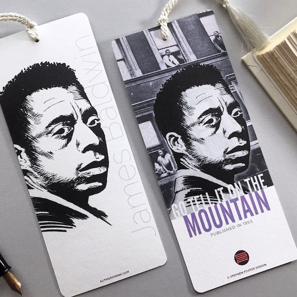 James Baldwin Bookmark, 2-Sided Color Illustrated, Perfect for Baldwin Book Lovers