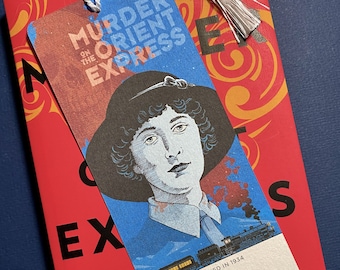 Agatha Christie, Asesinato en el Orient Express, Marcapáginas hecho a mano